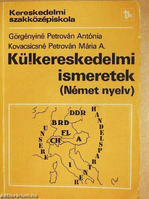 Külkereskedelmi ismeretek 