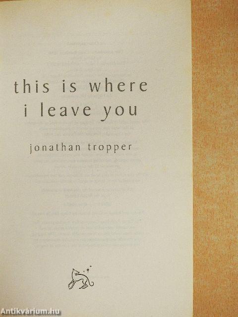 This Is Where I Leave You