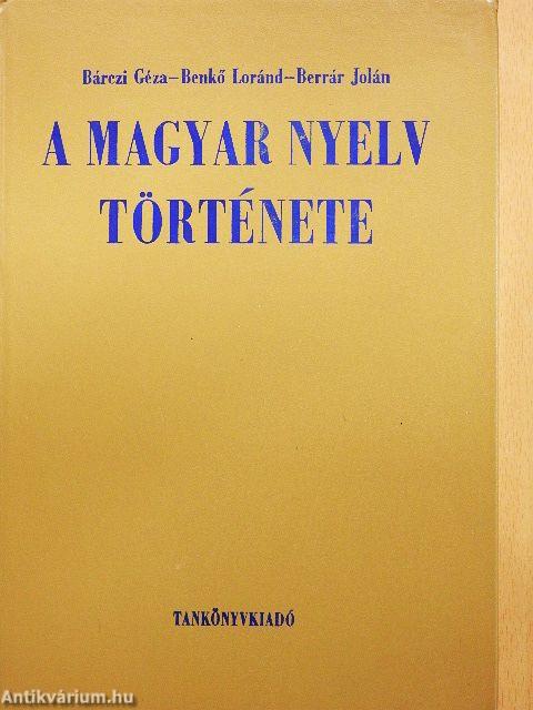 A magyar nyelv története