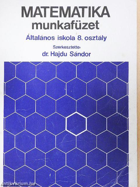 Matematika munkafüzet 8.