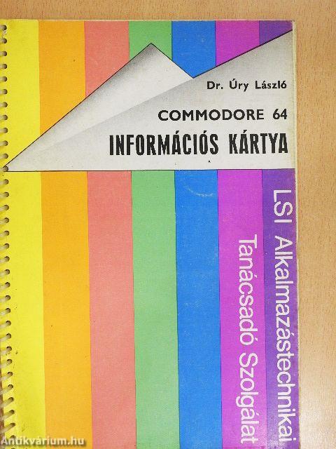 Commodore 64 információs kártya