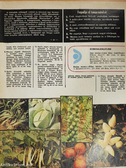 Kertbarát magazin 1978. március