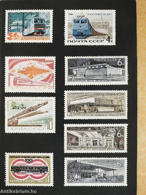 Transport and Communications shown on Soviet Postage Stamps