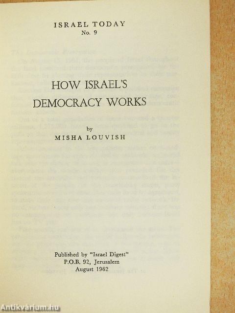 How Israel's Democracy Works