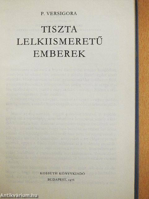 Tiszta lelkiismeretű emberek