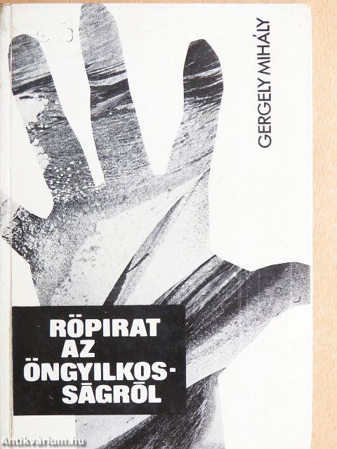 Röpirat az öngyilkosságról