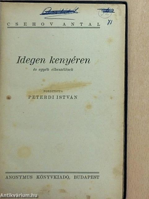 Idegen kenyéren