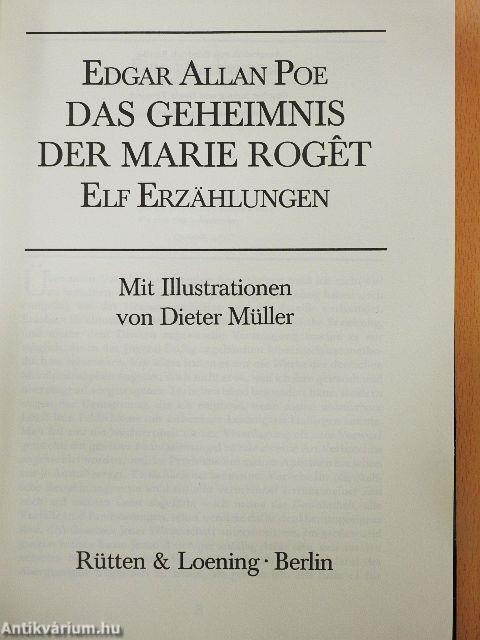 Das Geheimnis der Marie Roget