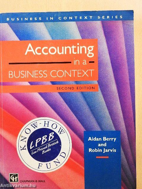 Accounting in a Business Context