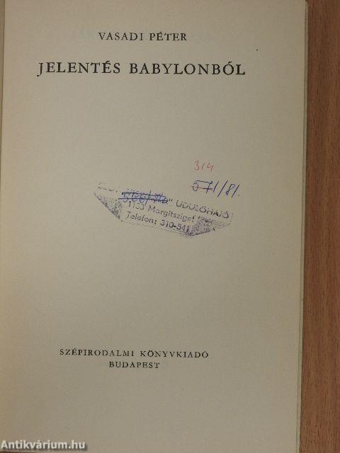 Jelentés Babylonból