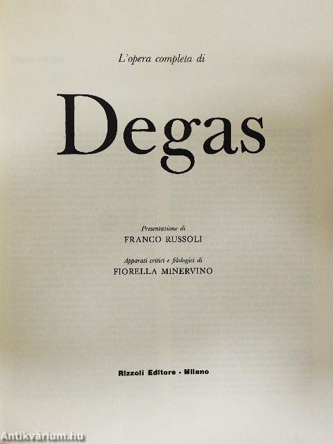 L'opera completa di Degas