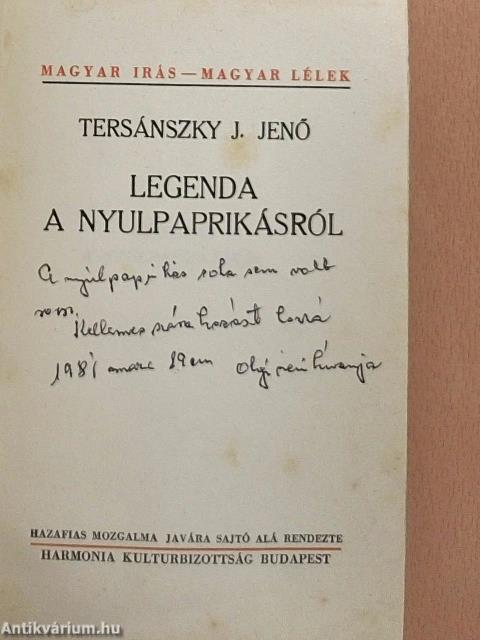 Legenda a nyulpaprikásról