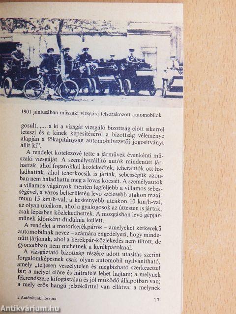 Autózásunk hőskora