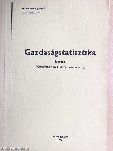 Gazdaságstatisztika
