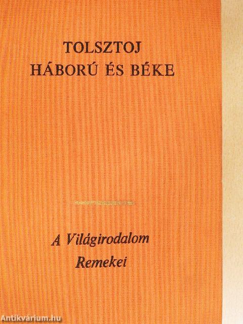 Háború és béke I-IV.