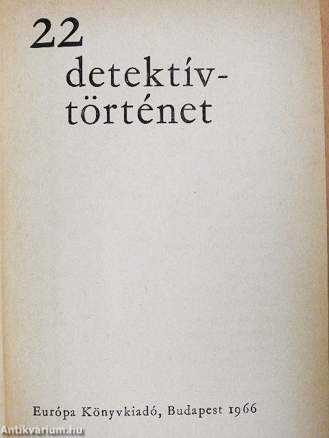22 detektívtörténet