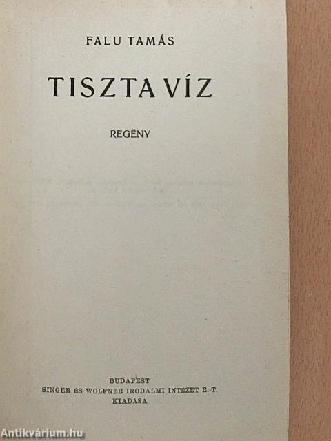 Tiszta víz