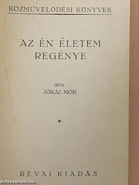 Az én életem regénye