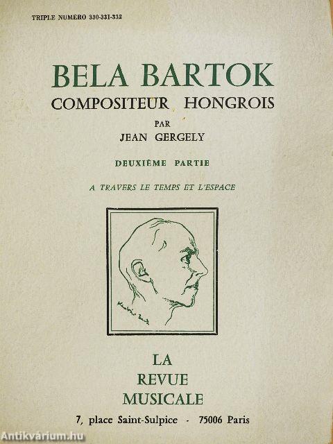 Bela Bartok, compositeur hongrois 2.
