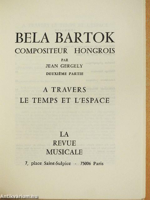Bela Bartok, compositeur hongrois 2.
