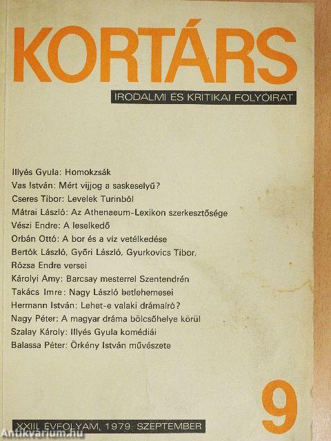 Kortárs 1979. szeptember