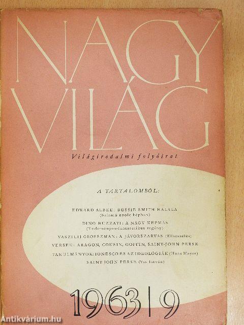 Nagyvilág 1963. szeptember