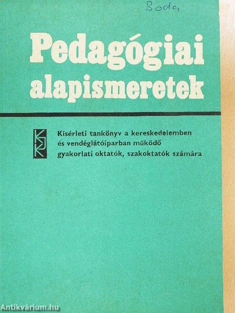 Pedagógiai alapismeretek
