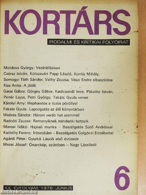 Kortárs 1976. június