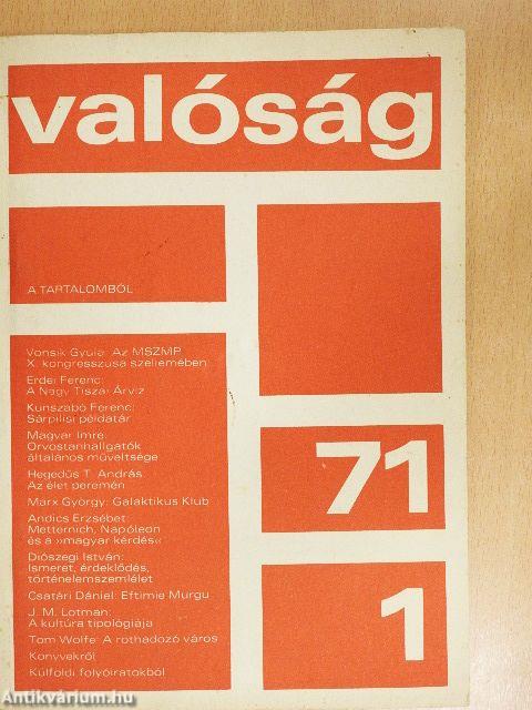 Valóság 1971. január