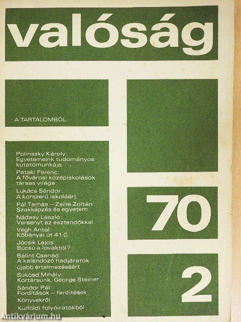 Valóság 1970. február