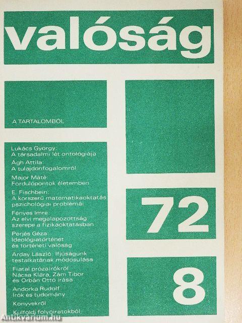 Valóság 1972. augusztus