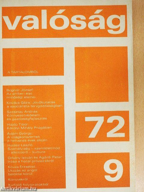 Valóság 1972. szeptember
