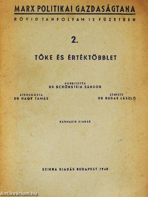 Tőke és értéktöbblet