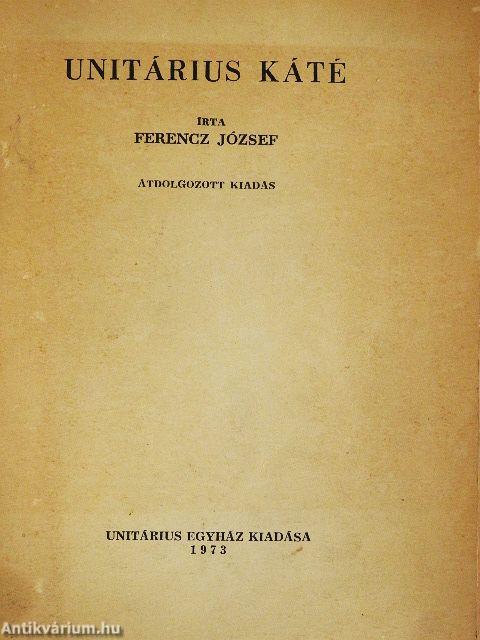 Unitárius káté