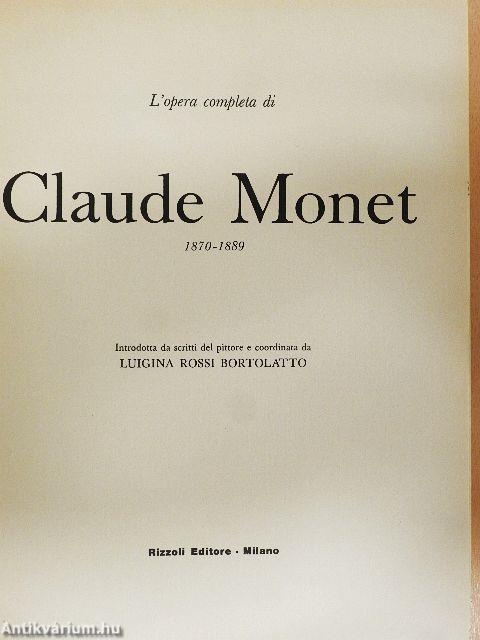 L'opera completa di Claude Monet
