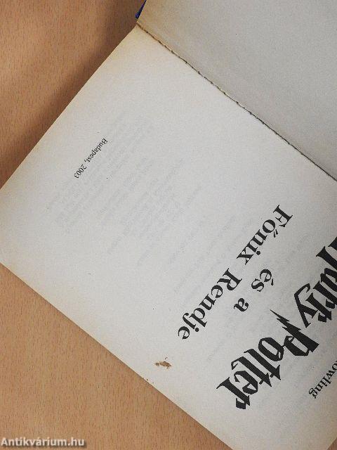 Harry Potter és a Főnix Rendje