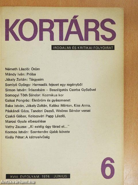 Kortárs 1974. június