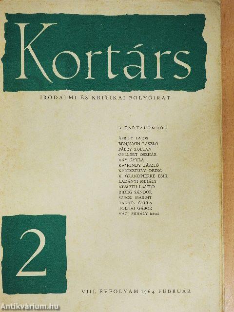 Kortárs 1964. február