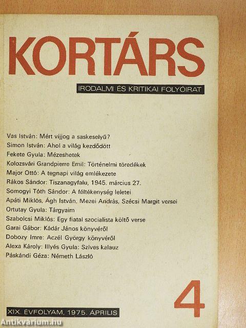 Kortárs 1975. április