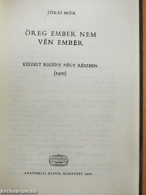 Öreg ember nem vén ember