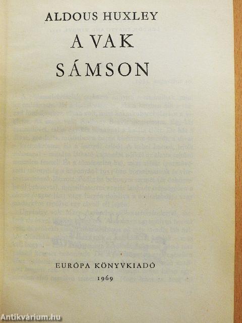 A vak Sámson