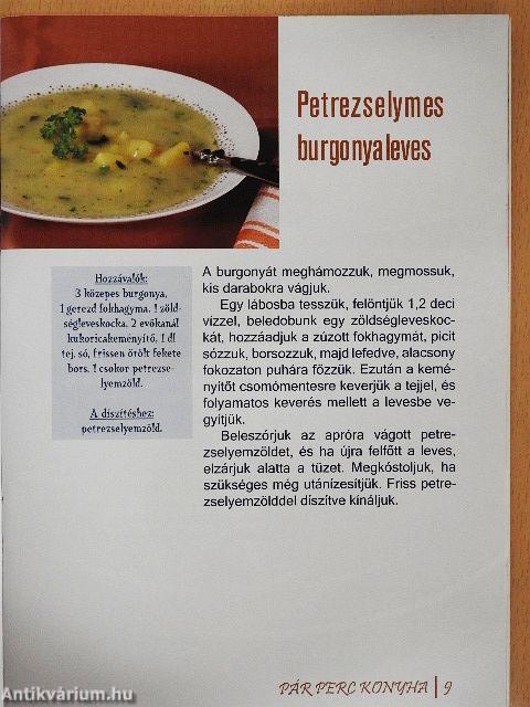 Burgonyás ételek