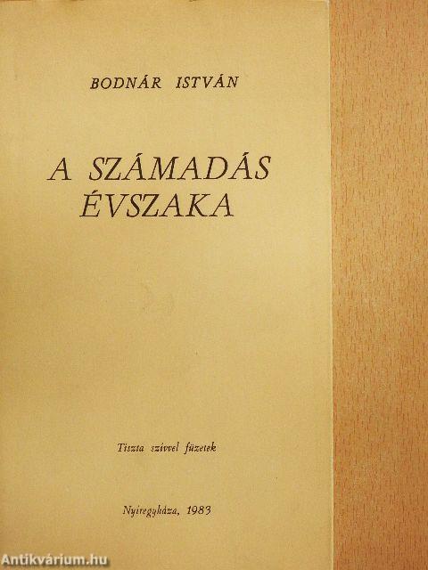 A számadás évszaka