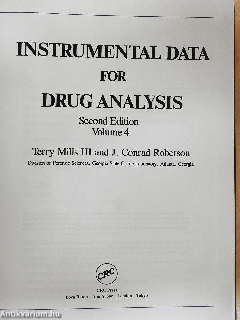 Instrumental Data for Drug Analysis 4.