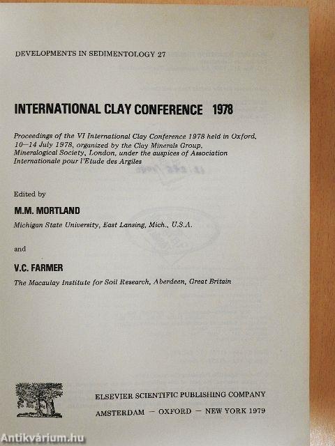 International Clay Conference 1978