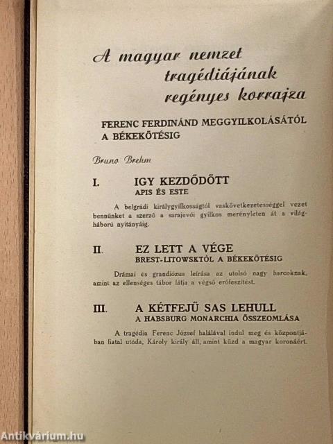 A kétfejű sas lehull