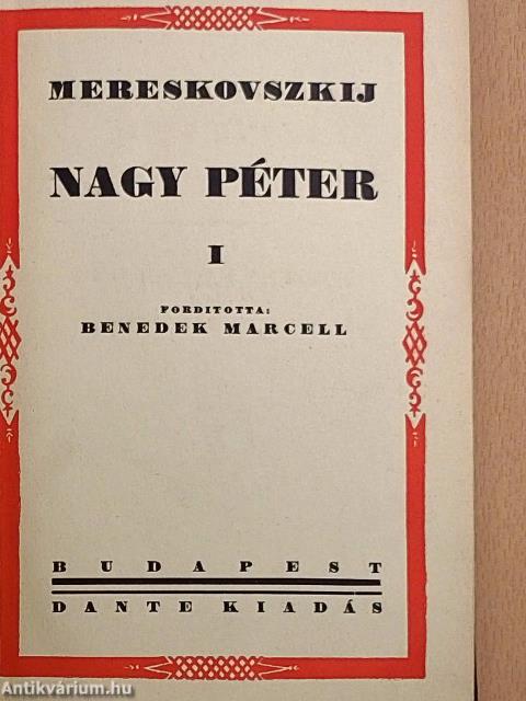 Nagy Péter I-II.