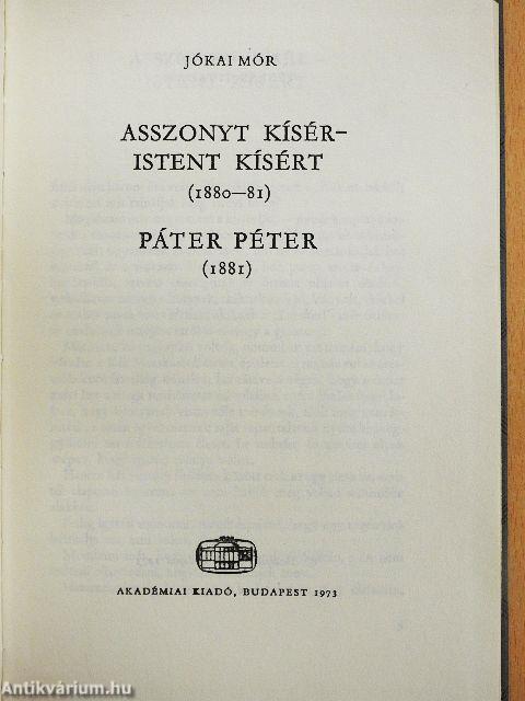 Asszonyt kísér - Istent kísért/Páter Péter