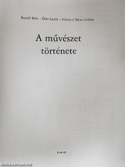 A művészet története