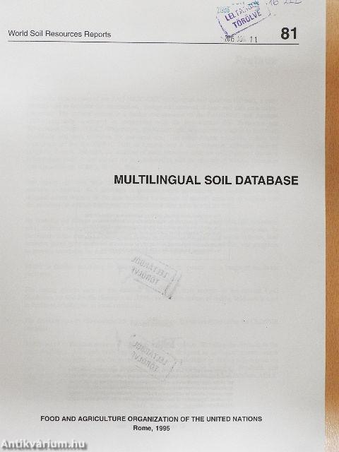 Multilingual Soil Database - Floppy-val